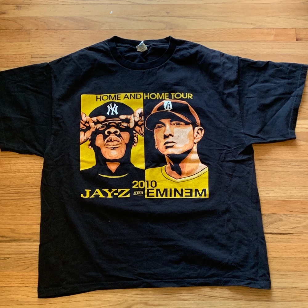 Jay-z & Eminem Home & Home tour Vintage tee XL